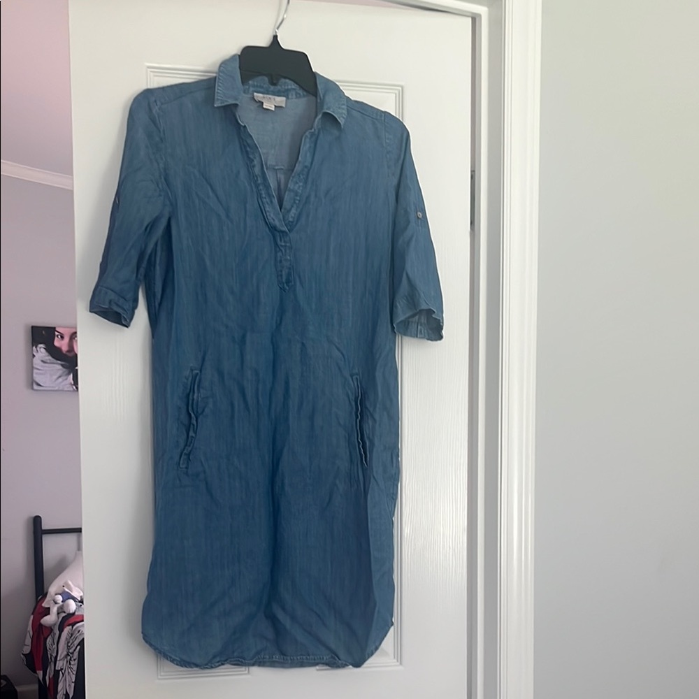 Loft Fashion Blue Midi Dress
